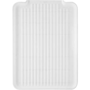 imageOGGI Dish Drain Board ampamp Drying Rack Tray for Kitchen  Ideal Rigid Drainboard Dish Drainer Tray Dish Drain Boards for Kitchen Counter 1275 x 1725quot  White