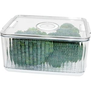 imageOGGI Fresh Keeper Max Produce Containers for Fridge  Time Tracking Adjustable Date Dial BPAFree Large Fruit ampamp Vegetable Storage Bins Berry Lettuce Food Storage  47 Liter1975 Cups
