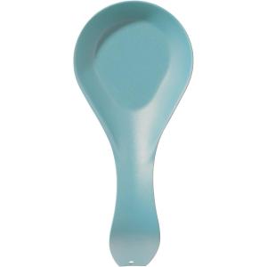 imageOGGI Stainless Steel Spoon Rest Long Handle Holds Kitchen Utensils in Place Great Spoon Rest for Counter Stove Top or Coffee Station Kitchen Accessories Utensil Rest StainlessTurquoise