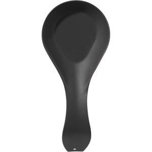 imageOGGI Stainless Steel Spoon Rest Long Handle Holds Kitchen Utensils in Place Great Spoon Rest for Counter Stove Top or Coffee Station Kitchen Accessories Utensil Rest StainlessBlack