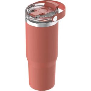 imageOggi 30oz Vacuum Insulated Tumbler with Lid ampamp Top Carry Handle  Stainless Steel Coffee Thermos Travel Mug Fits Cup Holders Sweatproof for Hot or Cold Drinks Insulated Mug for Adults ApricotApricot