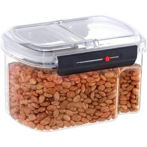 imageOggi Easi Grip 57oz Moisture Proof Storage Container Ultra Clear BPAFree Sealable Canister Flip Open Pouring Lid Date Reminder Slider on Clip Ideal Cereal Dispenser 57oz  17lt60Ounce