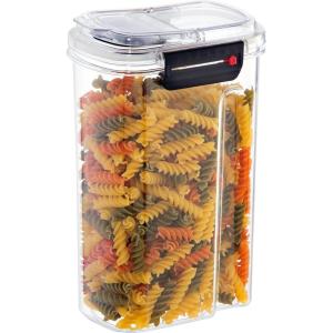 imageOggi Easi Grip 57oz Moisture Proof Storage Container Ultra Clear BPAFree Sealable Canister Flip Open Pouring Lid Date Reminder Slider on Clip Ideal Cereal Dispenser 57oz  17lt57Ounce