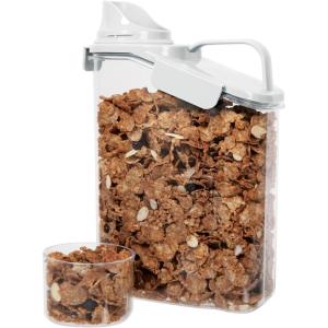 imageOggi Easi Pour Airtight Food Storage Containers  Cereal Containers Storage Rice Dispenser Cereal Dispenser Snack Storage Containers Pasta Containers Storage Containers with Lids  60oz  18lt80 fl oz  24 lt