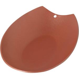 imageOggi Spooner Stainless Steel Spoon Rest Holds Kitchen Utensils for Mess Free Cooking Stove Top Coffee Station Kitchen Accessories Utensil Rest Blue 525 inch by 35 inch 76355Brick Red