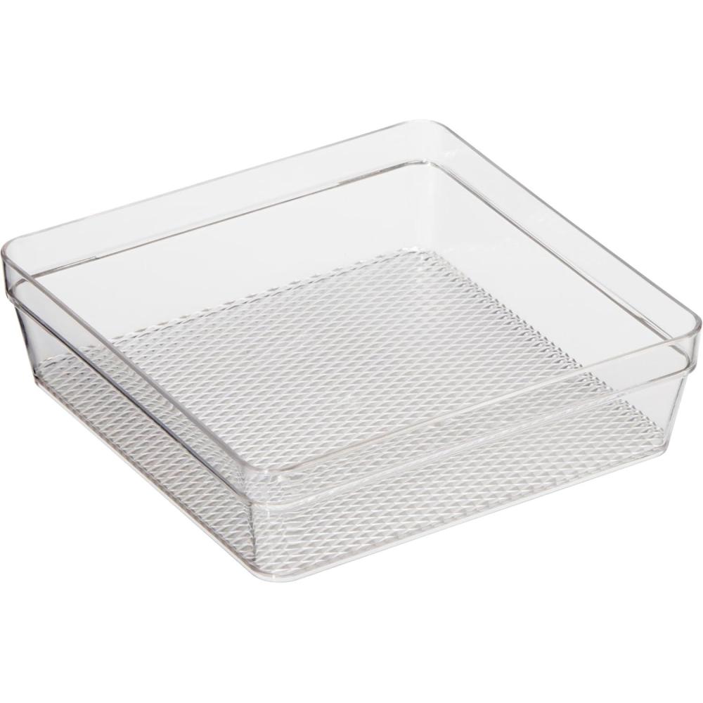 imageOggi Set of 3 Clear Drawer Organizers  1 6x625 1 625x925 1 625x1575  Ideal for Organizing Kitchen Drawers Office Desk Silverware Kitchen Utensils Cosmetics and Bathrooms6 by 6
