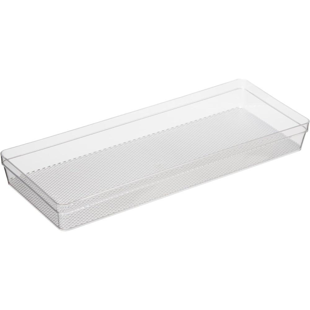 imageOggi Set of 3 Clear Drawer Organizers  1 6x625 1 625x925 1 625x1575  Ideal for Organizing Kitchen Drawers Office Desk Silverware Kitchen Utensils Cosmetics and Bathrooms6 by 15