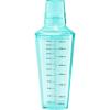 imageOGGI Clear Cocktail Shaker  24 oz  700 ml Clear Durable Plastic Construction Built in Strainer  Ideal Home Bar Drink Mixer Bartender Kit Essential Bar Accessories AquaAqua
