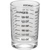 imageOGGI Measuring Shot Glass with Measuring Lines 3oz  90ml  Bartender Accessories Jigger for Bartending Shot Glass Measuring Cup with Ounces ampamp MillilitersNew Measured Glass Jigger