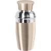 imageOGGI Mini Cocktail Shaker 10oz  Gray Stainless Steel  Ideal Single Serve Martini Shaker Great Small Size Suitable for Mini Bar On the Go Travel RV CampingGold
