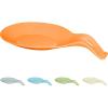 imageOGGI Silicone Spoon Rest for Stove Top  Jumbo Size Holds Large ampamp Multiple Kitchen Utensils in Place Great Spoon Rest for Kitchen Counter Kitchen Spoon Rest Spoon Holder for Stove OrangeOrange