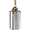 imageOGGI Stainless Steel Double Wall Wine Cooler  Insulated Tabletop Wine Chiller for White Wine ampamp Champagne Fits Most Standard Sized BottlesWine Cooler