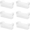 imageOggi CabinetDrawer Storage Bin  14quot x 5quot Set of 6 ClearGray Ideal for Kitchen Organization Pantry Storage Fridge Organizing14 x 5  Tall set of 6