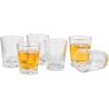 imageOggi Shot Glasses wHeavy Base Set 6  Real Glass Shot Glass Set Cool ampamp Classic Design Ideal Groomsmen Gifts Tequila Shot Glasses Bachelor Party Favors for Men  15oz  44mlClear