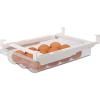imageOggi Undershelf Fridge Drawer Organizer  EasytoMount Pull Out Drawer with Clear Dividers  Refrigerator Organizers and Storage for Cheese Fruits Vegetables Snacks Deli Meats ampamp More  12x8x3518 Egg Drawer
