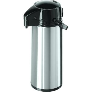 imageOGGI Coronado 68oz Stainless Steel Thermal Coffee Carafe Double Walled Vacuum Container wPress Button Top Insulated Coffee Carafe Thermos Carafe Coffee Urn Hot Beverage Dispenser 2 LitersPumpmaster wPush Button