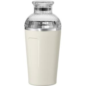 imageOGGI Groove Insulated Cocktail Shaker17oz Double Wall Vacuum Insulated Stainless Steel Tritan Lid has Built In Strainer Ideal Cocktail Mixer Martini Shaker Margarita Shaker Gold MarbleCharcoal