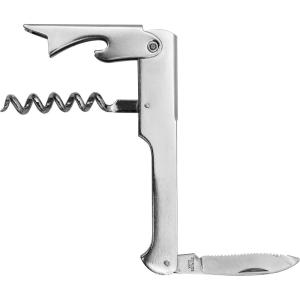 imageOGGI Lever Action Corkscrew Wine Bottle Opener Manual Handheld Corkscrew with Lever Pump Standing Design Nonstick Worm ampamp Easy NoTwist Cork Removal  BlackStainless SteelStainless Steel