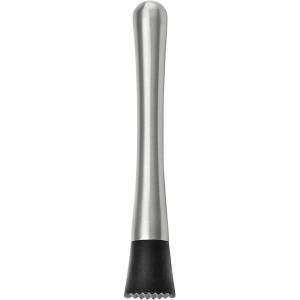 imageOGGI Long Muddler for Cocktails Stainless Steel 95quot24cm  Ideal Bartender Accessories Cocktail Accessories Drink Muddler Metal MuddlerStainless Steel