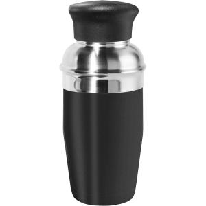 imageOGGI Mini Cocktail Shaker 10oz  Gray Stainless Steel  Ideal Single Serve Martini Shaker Great Small Size Suitable for Mini Bar On the Go Travel RV CampingBlack