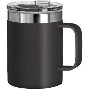 imageOGGI ThermoMug Stainless Steel Insulated Mug Double Wall Vacuum Insulated wHandle ampamp Lid Coffee Cup Camping Mug Travel Thermos 14oz420ml Blue SkyBlack