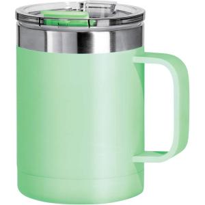 imageOGGI ThermoMug Stainless Steel Insulated Mug Double Wall Vacuum Insulated wHandle ampamp Lid Coffee Cup Camping Mug Travel Thermos 14oz420ml Blue SkyMint