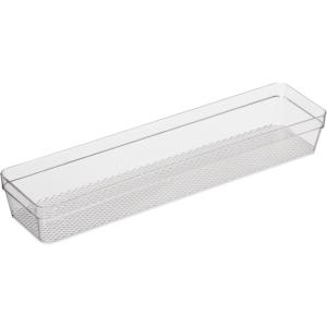 imageOggi Set of 3 Clear Drawer Organizers  1 6x625 1 625x925 1 625x1575  Ideal for Organizing Kitchen Drawers Office Desk Silverware Kitchen Utensils Cosmetics and Bathrooms3 by 12