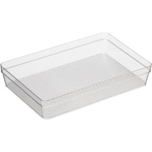 imageOggi Set of 3 Clear Drawer Organizers  1 6x625 1 625x925 1 625x1575  Ideal for Organizing Kitchen Drawers Office Desk Silverware Kitchen Utensils Cosmetics and Bathrooms6 by 9