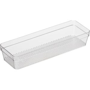 imageOggi Set of 3 Clear Drawer Organizers  1 6x625 1 625x925 1 625x1575  Ideal for Organizing Kitchen Drawers Office Desk Silverware Kitchen Utensils Cosmetics and Bathrooms3 by 9