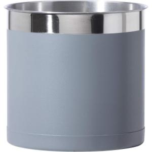 imageOggi Stainless Steel Jumbo Utensil Holder  7quot Utensil Caddy Weighted Base for Stability  Extra Large Utensil Crock and Countertop Utensil Organizer Charcoal 72111Charcoal