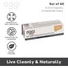 imageOGGI EcoLiner Compostable Liners Box of 40 Liners for Countertop Compost Bin with Lid 6Liter Compostable Bags Eco Friendly Products  Bags Meet International OK Compost Home Standards