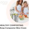 imageOGGI EcoLiner Compostable Liners Box of 40 Liners for Countertop Compost Bin with Lid 6Liter Compostable Bags Eco Friendly Products  Bags Meet International OK Compost Home Standards
