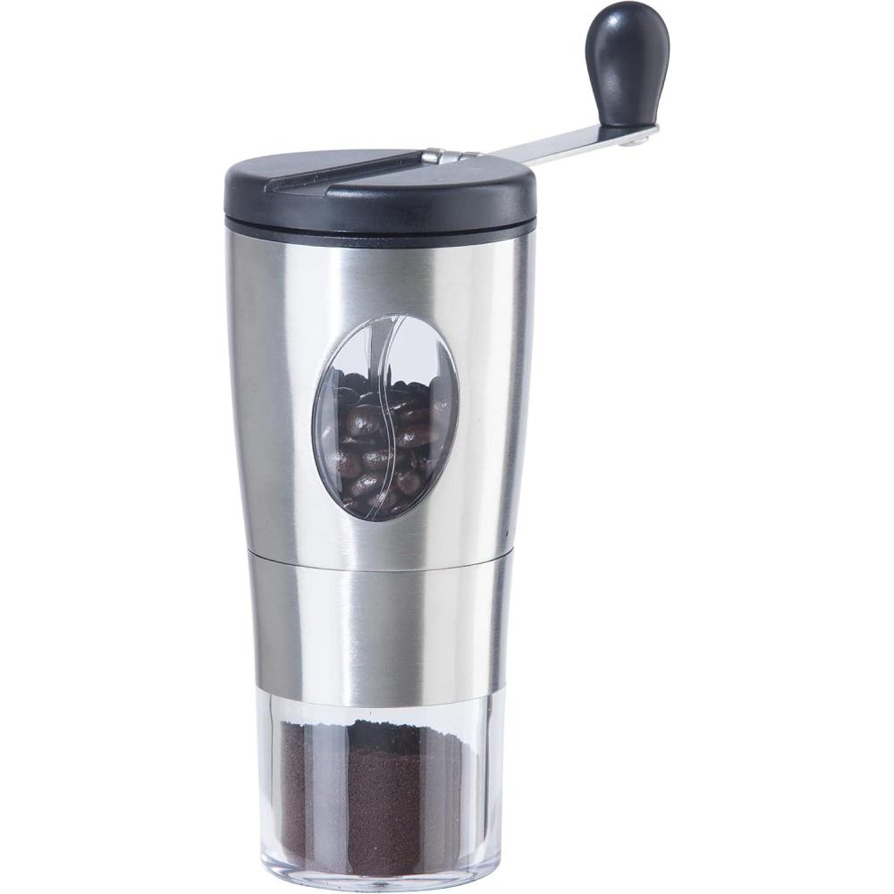 imageOGGI Coffee Bean Grinder Stainless Steel Burr Coffee Grinder Manual Coffee Grinder wFlipOver Handle for Easy Storage
