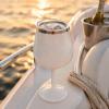 imageOggi Vacuum Insulated Wine Glass 10 oz 300 ml Stainless Steel Double Wall Stem Wine Glass with Lid Unbreakable Outdoor Wine Glasses Metal Wine Glass Gift for Women amp Men  BlackWhite