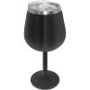 imageOggi Vacuum Insulated Wine Glass 10 oz 300 ml Stainless Steel Double Wall Stem Wine Glass with Lid Unbreakable Outdoor Wine Glasses Metal Wine Glass Gift for Women amp Men  BlackBlack