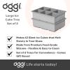 imageOGGI Small Ice Cube Tray 2 Mini Ice Cube Trays Tiny Ice Cube Maker Flexible 160 Cavity Silicone Ice Trays for Freezer Crushed Pebble Ice Cubes for Moscow Mules Cocktails amp Juices BPA Free  BlueGray