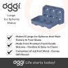 imageOGGI Small Ice Cube Tray 2 Mini Ice Cube Trays Tiny Ice Cube Maker Flexible 160 Cavity Silicone Ice Trays for Freezer Crushed Pebble Ice Cubes for Moscow Mules Cocktails amp Juices BPA Free  BlueBlue