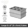 imageOGGI Small Ice Cube Tray 2 Mini Ice Cube Trays Tiny Ice Cube Maker Flexible 160 Cavity Silicone Ice Trays for Freezer Crushed Pebble Ice Cubes for Moscow Mules Cocktails amp Juices BPA Free  BlueGray