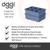 imageOGGI Small Ice Cube Tray 2 Mini Ice Cube Trays Tiny Ice Cube Maker Flexible 160 Cavity Silicone Ice Trays for Freezer Crushed Pebble Ice Cubes for Moscow Mules Cocktails amp Juices BPA Free  BlueBlue