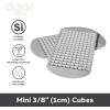 imageOGGI Small Ice Cube Tray 2 Mini Ice Cube Trays Tiny Ice Cube Maker Flexible 160 Cavity Silicone Ice Trays for Freezer Crushed Pebble Ice Cubes for Moscow Mules Cocktails amp Juices BPA Free  BlueGray