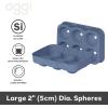 imageOGGI Small Ice Cube Tray 2 Mini Ice Cube Trays Tiny Ice Cube Maker Flexible 160 Cavity Silicone Ice Trays for Freezer Crushed Pebble Ice Cubes for Moscow Mules Cocktails amp Juices BPA Free  BlueBlue