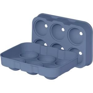 imageOGGI Small Ice Cube Tray 2 Mini Ice Cube Trays Tiny Ice Cube Maker Flexible 160 Cavity Silicone Ice Trays for Freezer Crushed Pebble Ice Cubes for Moscow Mules Cocktails amp Juices BPA Free  BlueBlue