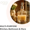 image:imageOGGI 10oz Faceted Glass Soap Dispenser with Satin Silver Pump  Elegant Refillable Oggi Soap Dispenser for Bathroom Kitchen Sink or Hand Sanitizer  RustResistant Dispenser PumpClear