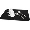 image:imageOGGI Absorbent Reversible Microfiber Dish Drying Mat for Kitchen Dish Drying Pad 18 Inch x 24 Inch Extra Large BlackBlack