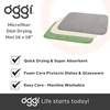 image:imageOGGI Absorbent Reversible Microfiber Dish Drying Mat for Kitchen Dish Drying Pad 18 Inch x 24 Inch Extra Large BlackGray