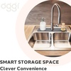 image:imageOGGI Diatomite Faucet Mat for Kitchen Sink Fast Drying Sink Splash Guard amp Absorbent Sink Mat Quick Dry Stone Water Catcher for Sink Countertop Protector 235 x 375 Inch
