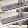image:imageOGGI Diatomite Faucet Mat for Kitchen Sink Fast Drying Sink Splash Guard amp Absorbent Sink Mat Quick Dry Stone Water Catcher for Sink Countertop Protector 235 x 375 Inch