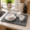 image:imageOGGI Diatomite Stone Dish Drying Mat for Kitchen Counter Fast Drying Absorbent Countertop Drying Mat Large Kitchen Drying Mat for Dishes amp Dish Racks 18 x 1575 Inch