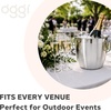 image:imageOGGI Stainless Steel Champagne Bucket 4 Liter 425 Qt Large Champagne Bucket with Handles for Parties amp Celebrations Sparkling Wine Ice Bucket for Indoor amp Outdoor Entertaining